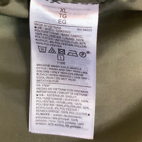 Women’s Sz XL Faux Fur Hooded Parka Old Navy - Picture 5 of 7